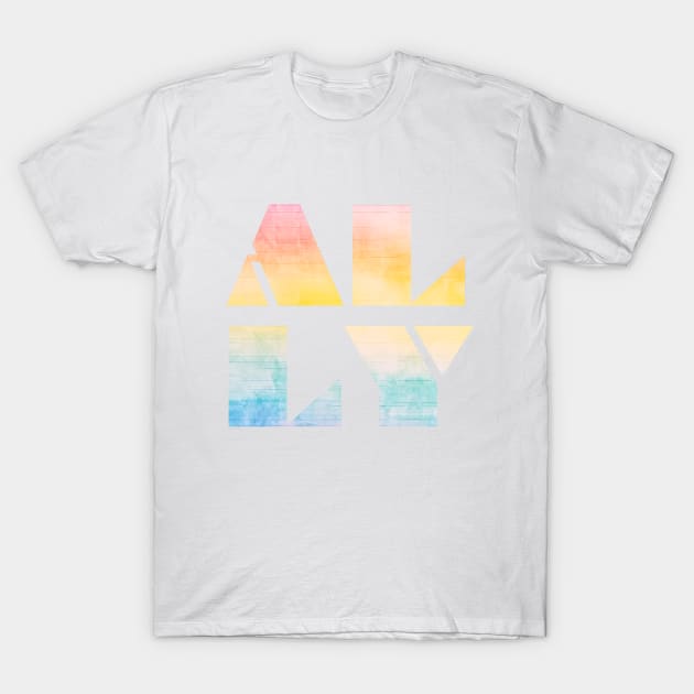 Pride Ally T-Shirt by Abstraktee